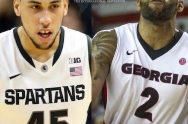 Georgia Bulldogs - Michigan State Spartans Live Score and Results of 2015 NCAA Tournament Second Round