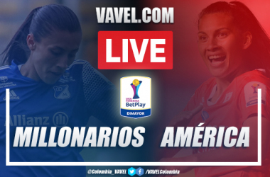 Resumen Millonarios vs América (1-1) por la Liga BetPlay Femenina