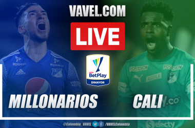 Resumen Millonarios vs Cali (3-1) en la fecha 19 de la Liga BetPlay 2021-I