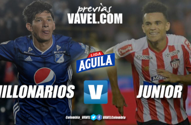 Previa Millonarios vs Junior de Barranquilla: duelo en la parte alta de la tabla