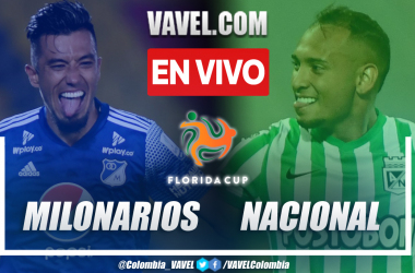 Goles y resumen de Millonarios 2 - 3 Atlético Nacional en Florida Cup 2021