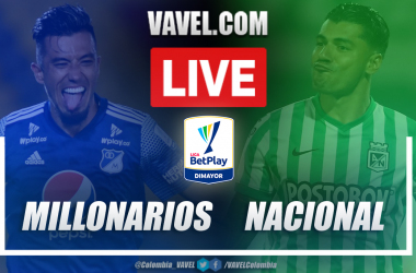 Resumen Millonarios vs Nacional (1-2) en la fecha 13 por Liga BetPlay 2021-I