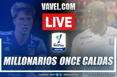 Resumen Millonarios vs Once Caldas por la Liguilla BetPlay (0-0)