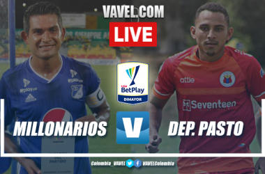 Goles y resumen: Millonarios 1-2 Deportivo Pasto en Liga BetPlay&nbsp;