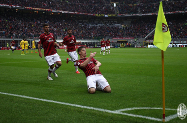 Serie A - Piatek e Suso tengono vive le speranze Champions: il Milan batte il Frosinone 2-0