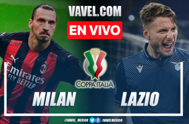 Goles y resumen del AC Milan 4-0 Lazio en Copa Italia