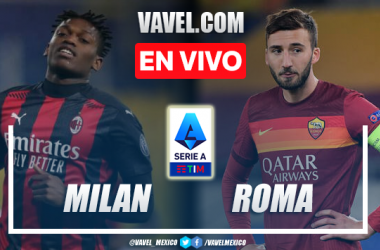 Goles y resumen del AC Milan 2-2 Roma en la Serie A