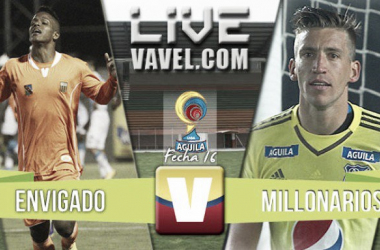 Resultado final: Envigado - Millonarios por Liga Águila 2016 (2-0)