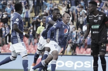 Primer triunfo de Millonarios en La Liga Aguila 2019-II