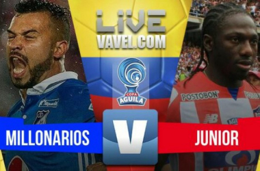 Resultado Millonarios 0-0 Junior por cuartos de final de la Copa Águila 2017
