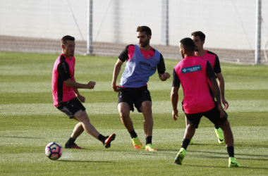 Cuatro entrenamientos para preparar el duelo contra el Leganés