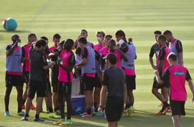 Cuatro entrenamientos antes de visitar al Betis