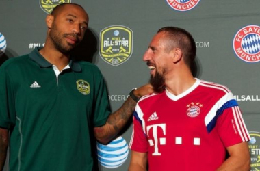 Henry praises Bayern duo Ribery and Muller