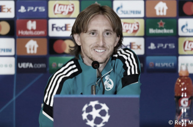 Modric: “Hay ganas de hacer un buen partido y de ganar”