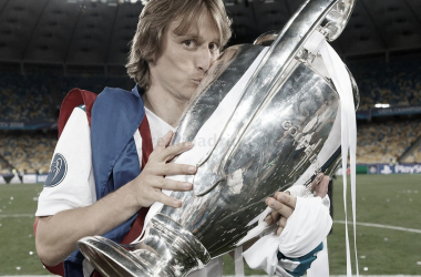 Modric
cumple ocho años en el Madrid