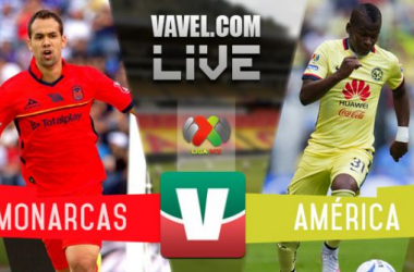 Resultado Monarcas Morelia - América en Liga MX 2015 (0-3)