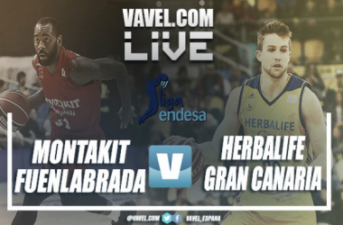 Resumen Montakit Fuenlabrada vs Herbalife Gran Canaria en vivo y en directo online en ACB 2018 (66-86)