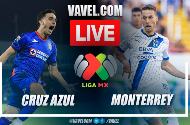 Cruz Azul vs Monterrey  LIVE Score, Halftime (0-0)