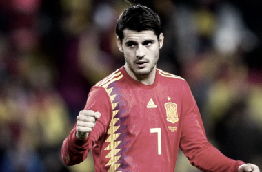 Morata, luchando para Rusia 2018