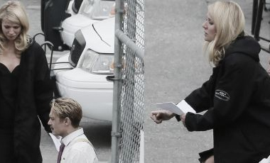 Gwyneth Paltrow y Johnny Depp en el set de la nueva &#039;Mortdecai&#039;