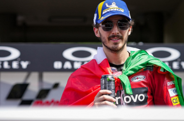 Pembalap Ducati Lenovo, Francesco Bagnaia  Juara MotoGP Italia 2023