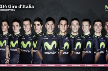 Nairo Quintana encabeza la lista del Movistar Team para el Giro