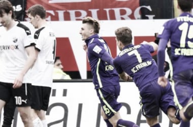 SV Sandhausen 0-2 SC Freiburg: Philipp and Petersen come off the bench to secure first win in three