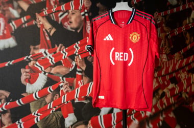Manchester United wear charity sponsor ‘(RED)’ in Brentford clash