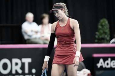 Muguruza cae y España se queda al borde del abismo