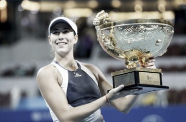 Muguruza roza el cielo con sangre, sudor y lágrimas