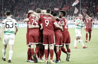 Bayern le gana al Celtic sin mucho esfuerzo