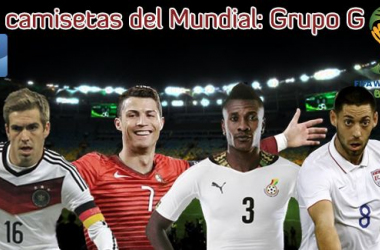 Las camisetas del Mundial de Brasil 2014: Grupo G