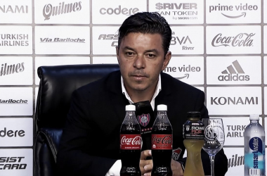 Marcelo Gallardo: "Me gusta que los jugadores se destaquen porque toman vuelo más allá del equipo"