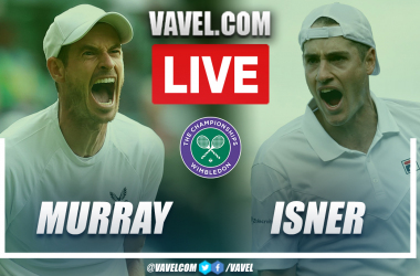 Andy Murray vs John Isner LIVE: Score Updates (1-2)