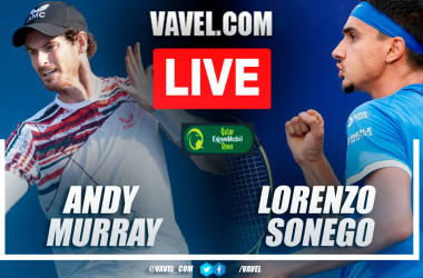 Higlights and points of Andy Murray 2-1 Lorenzo Sonego in ATP Doha