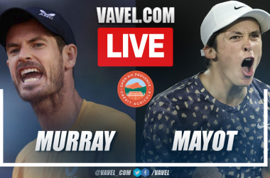 Highlights and points of Murray 2-0 Mayot in Challenger of Aix