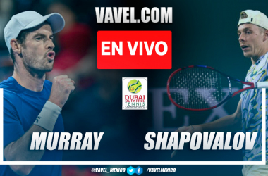 Resumen y puntos del Murray 2-1 Shapavalov en ATP Dubai