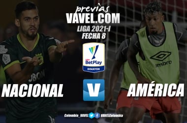 Previa Atlético
Nacional vs América de Cali: choque de gigantes en el 'clásico del país'