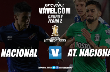 Previa Club Nacional vs. Atlético Nacional: se juega la
segunda fecha de la Copa Libertadores