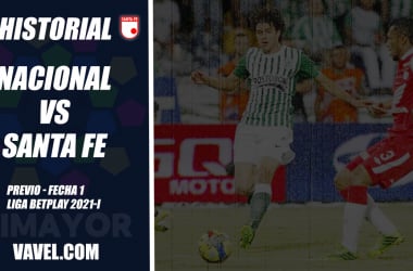 Historial Nacional vs. Santa Fe: dominio 'verdolaga'