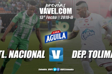 Previa Atlético Nacional vs. Deportes Tolima: El 'verde' buscará romper la paternidad del 'pijao'