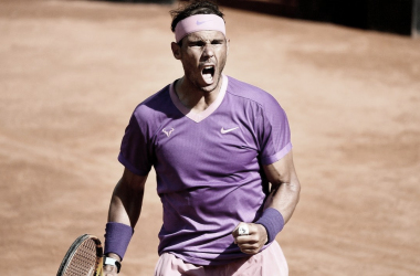 Nadal remonta un partido imposible en Roma