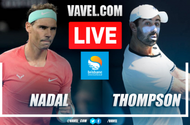 Highlights and points of Nadal 1-2 Thompson at ATP Brisbane