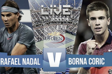 Resultado del Rafael Nadal - Borna Coric en US Open 2015 (3-1)