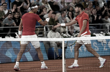 Nadal y Alcaraz sucumben ante Krajicek y Ram y caen
eliminados del dobles