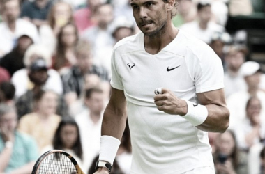 Rafa Nadal en su duelo ante Lorenzo Sonego. / Fuente: ATP Tour
