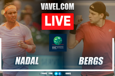 Nadal vs Bergs LIVE Score, Rafa break (1-1)