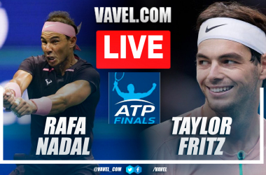 Summary and highlights of Rafa Nadal 0-2 Taylor Fritz at ATP Finals