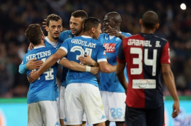 Il solito Higuain salva il Napoli: doppietta decisiva al Genoa. ma Napoli che brividi