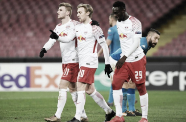 El Leipzig deja muy de cara la eliminatoria ante el Napoli